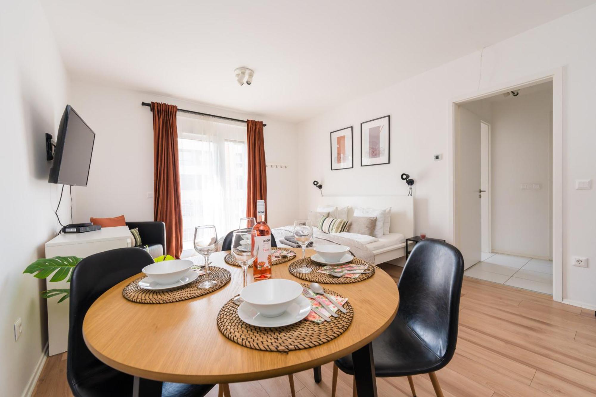 Brand New Modern Apartment-2 Rooms-Balcony-Garage Budapest Exteriör bild
