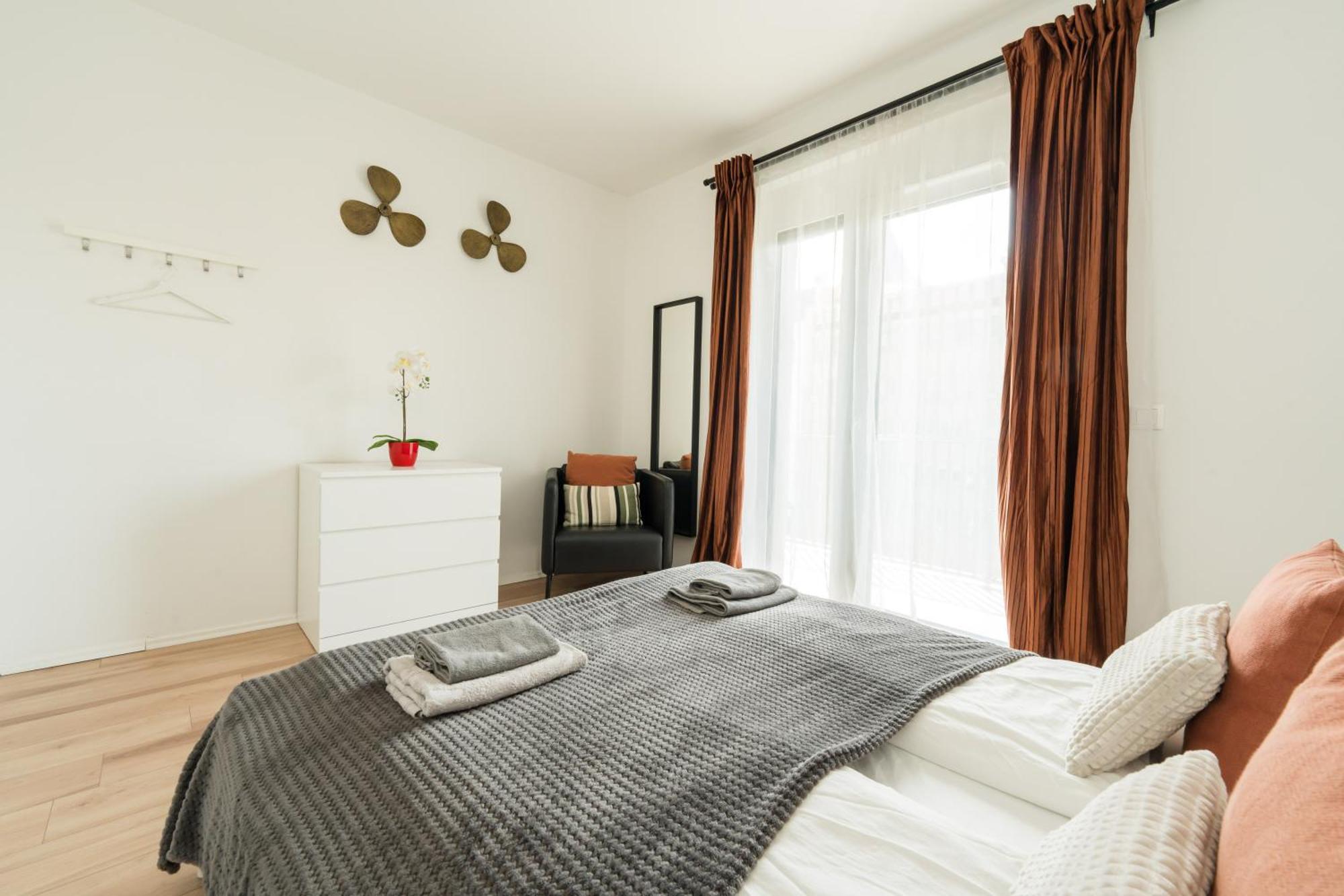 Brand New Modern Apartment-2 Rooms-Balcony-Garage Budapest Exteriör bild