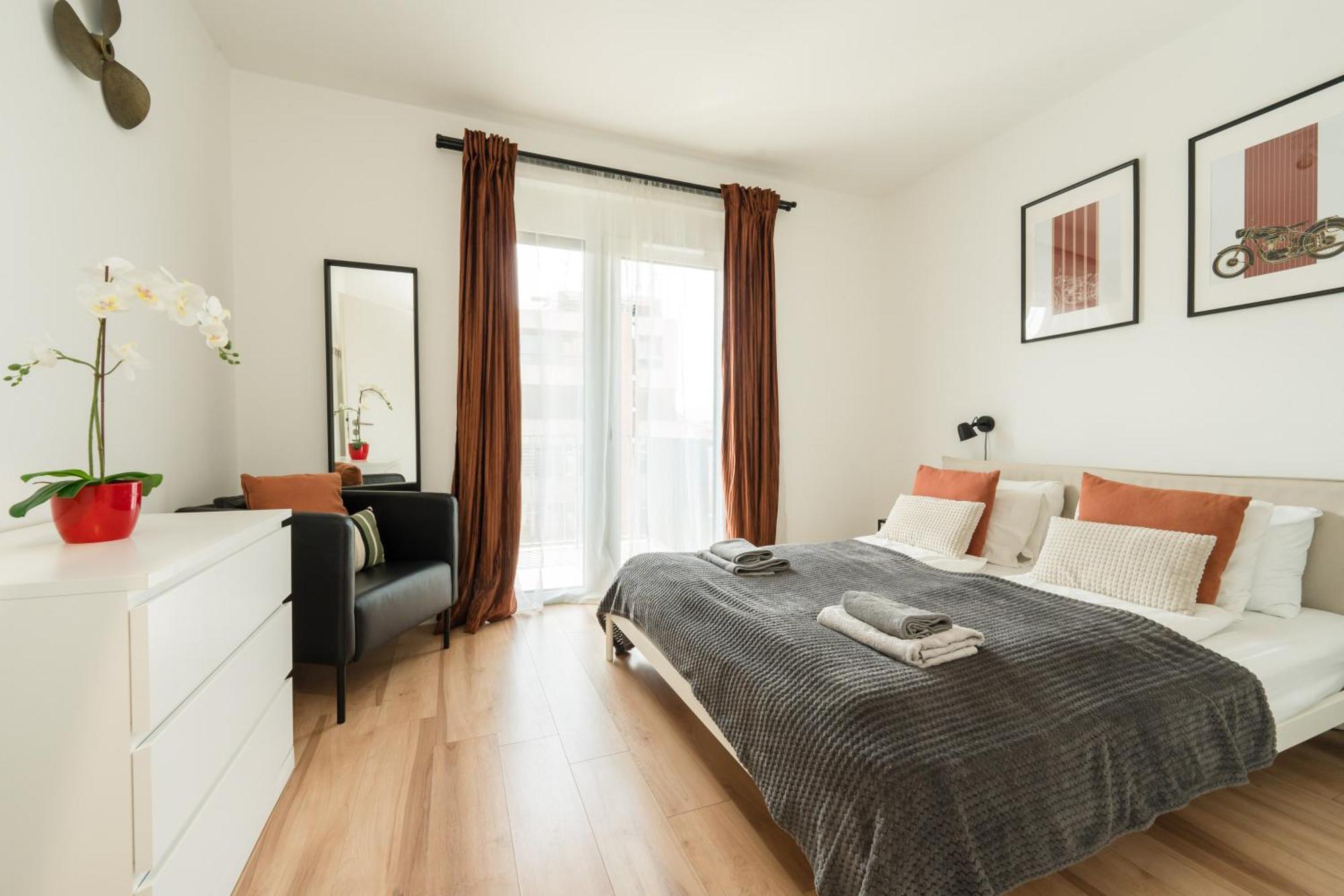 Brand New Modern Apartment-2 Rooms-Balcony-Garage Budapest Exteriör bild